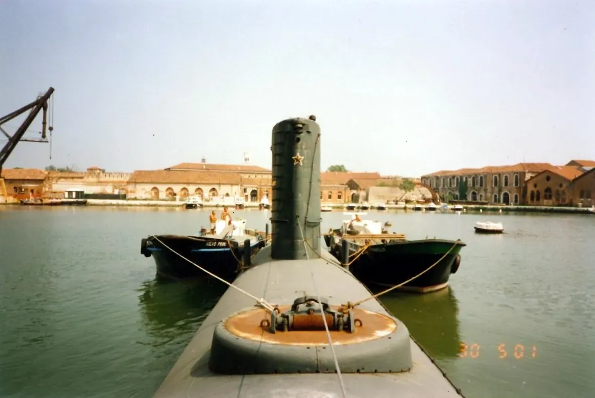 Towing towards the Arsenale · 2001